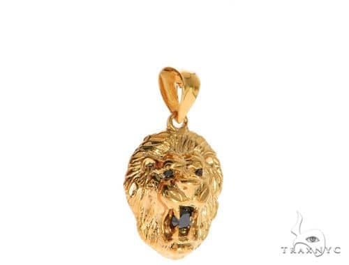 TraxNYC Black Diamond Lion Pendant Mini 61605