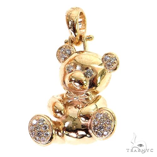 Mini Trax Teddy Bear Diamond Pendant 69450