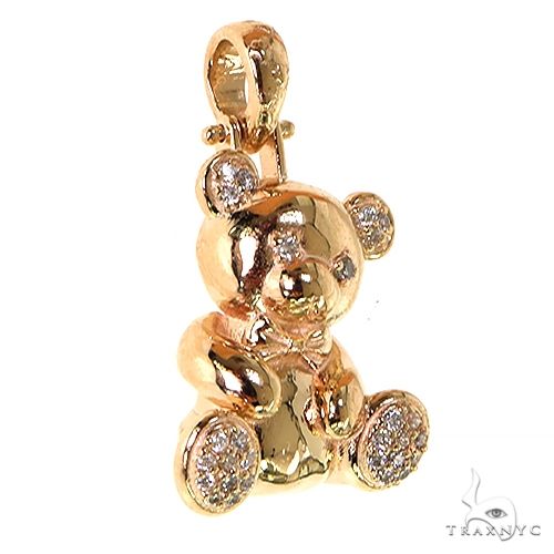 Mini Trax Teddy Bear Diamond Pendant 69450