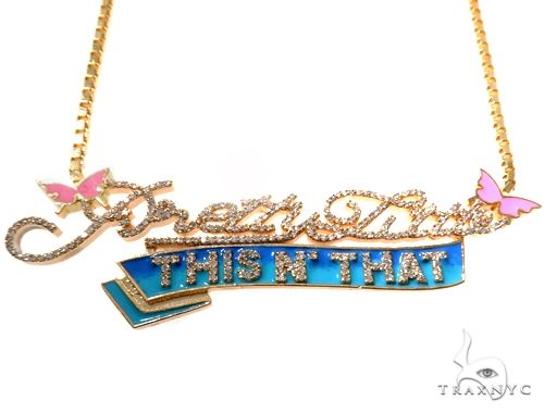 Custom Made Diamond Pendant Necklace 64651