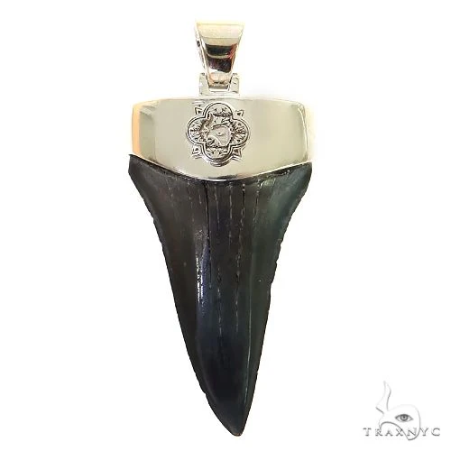 The Time Travel Megalodon Shark Tooth Pendant Small 68892