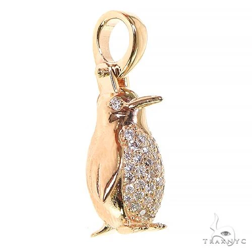 Mini Penguin Diamond Pendant 68749