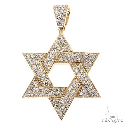 Diamond David Star Pendant 68694