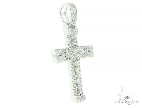 14K Gold Diamond Cross 65840
