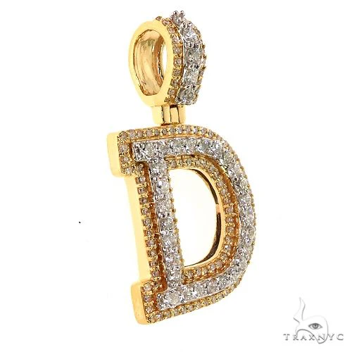 Time Numeral Initial Diamond Pendant 68997