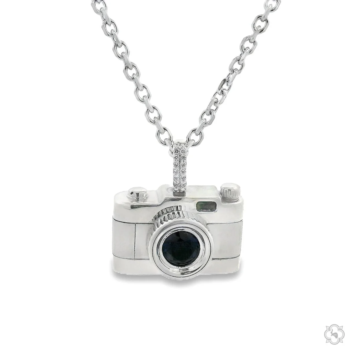 .925 Silver Camera Pendant Set 70809