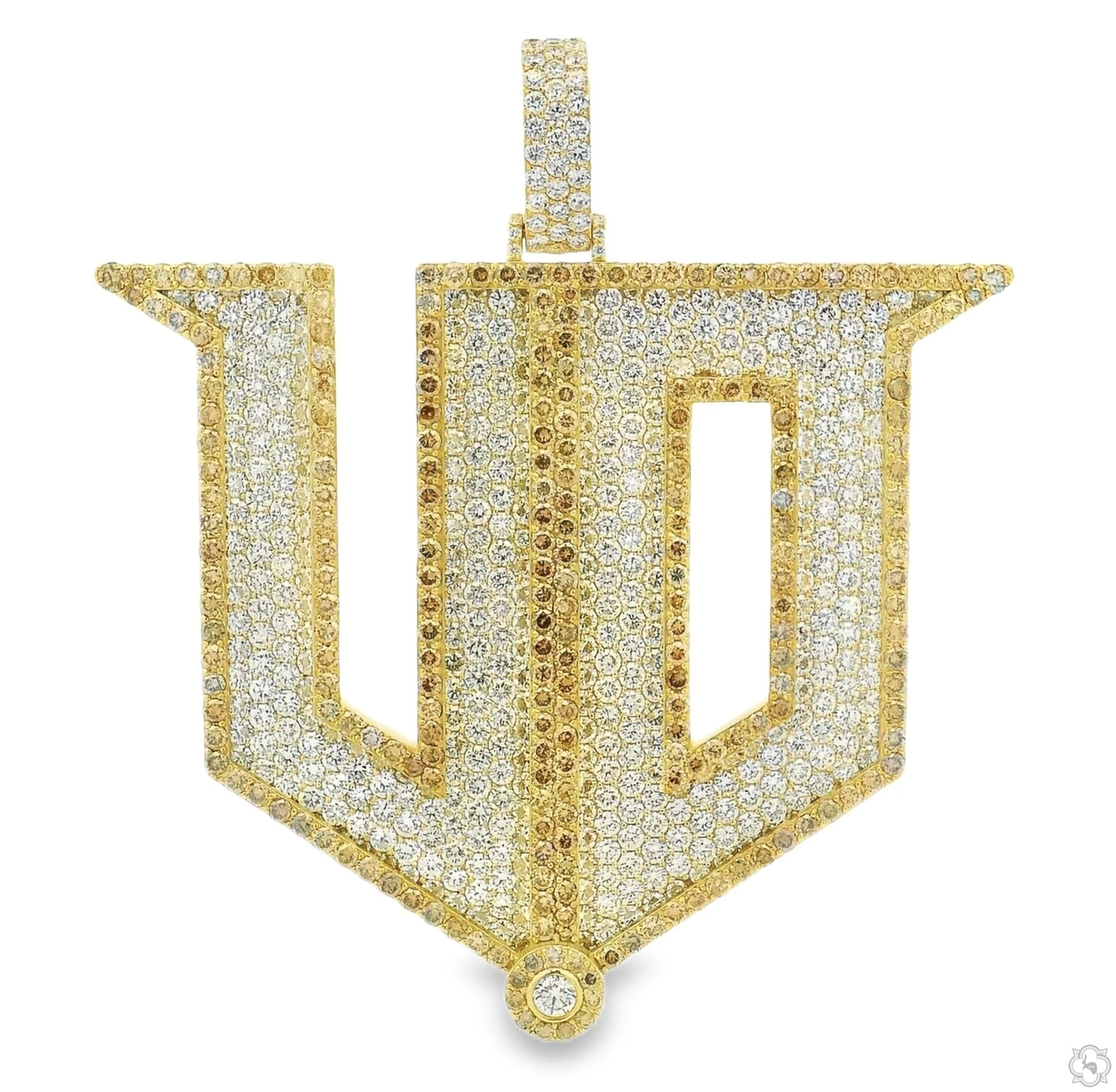 Custom Made Diamond Initial Pendant 70884
