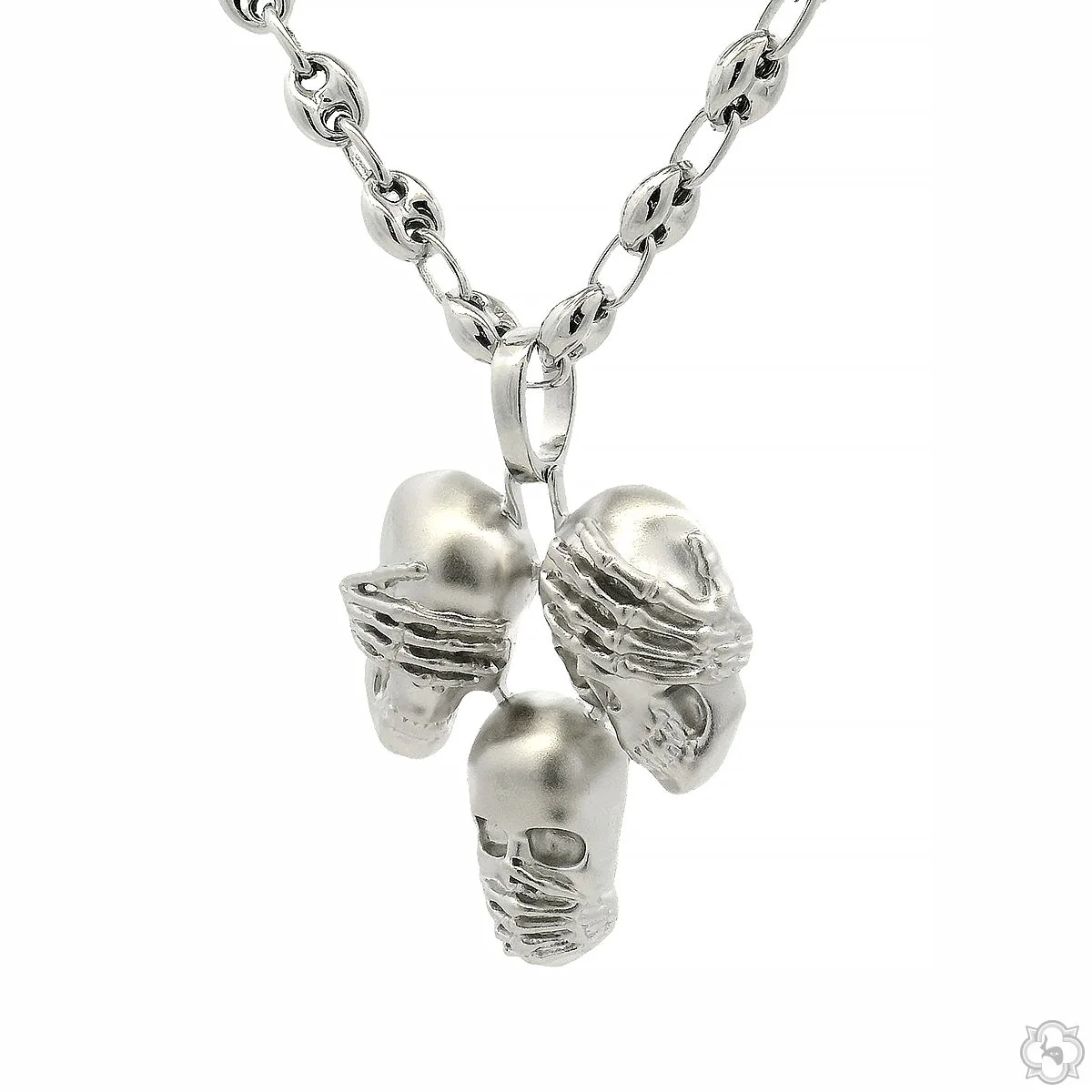 124-925-silver-no-talk-no-hear-no-see-skull-pendant-set-70852-3.webp .925 Silver No Talk No Hear No See Skull Pendant Set 70852