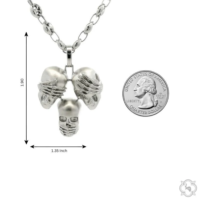 124-925-silver-no-talk-no-hear-no-see-skull-pendant-set-70852-9.webp .925 Silver No Talk No Hear No See Skull Pendant Set 70852