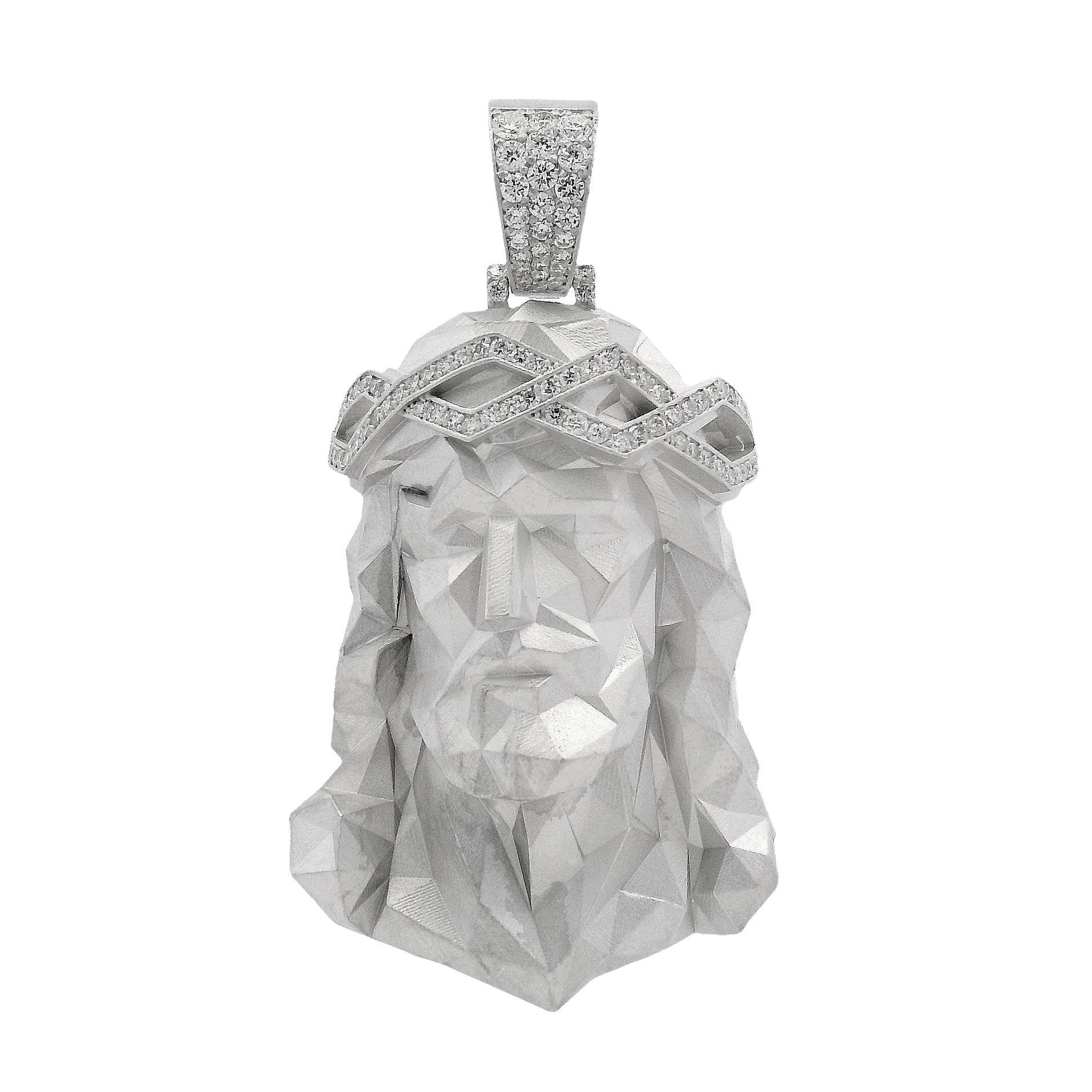 Silver Stealth Jesus Pendant 70942