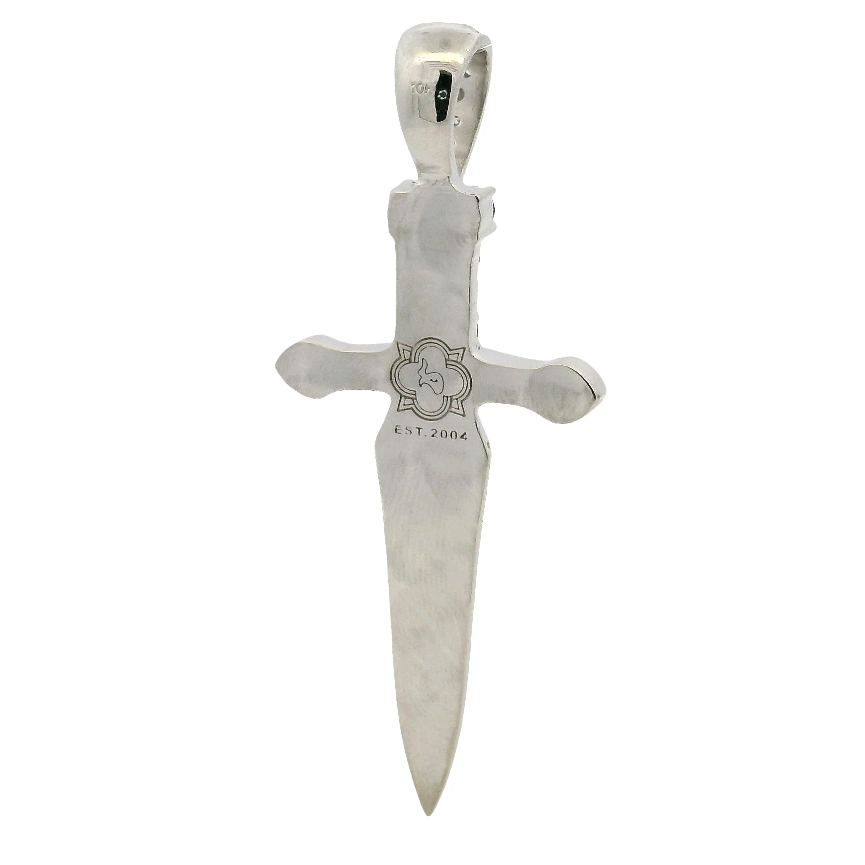Sapphire Crusader Sword Pendant 70945