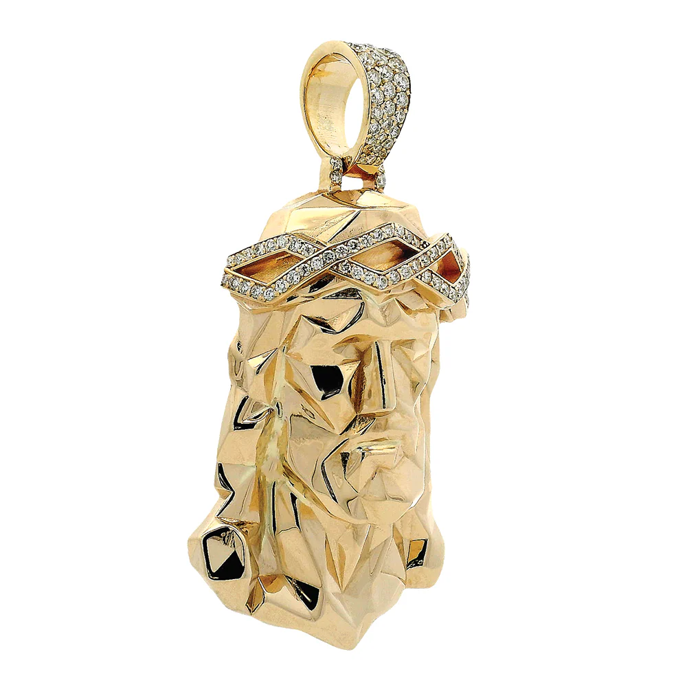 Gold Stealth Jesus Pendant 70955