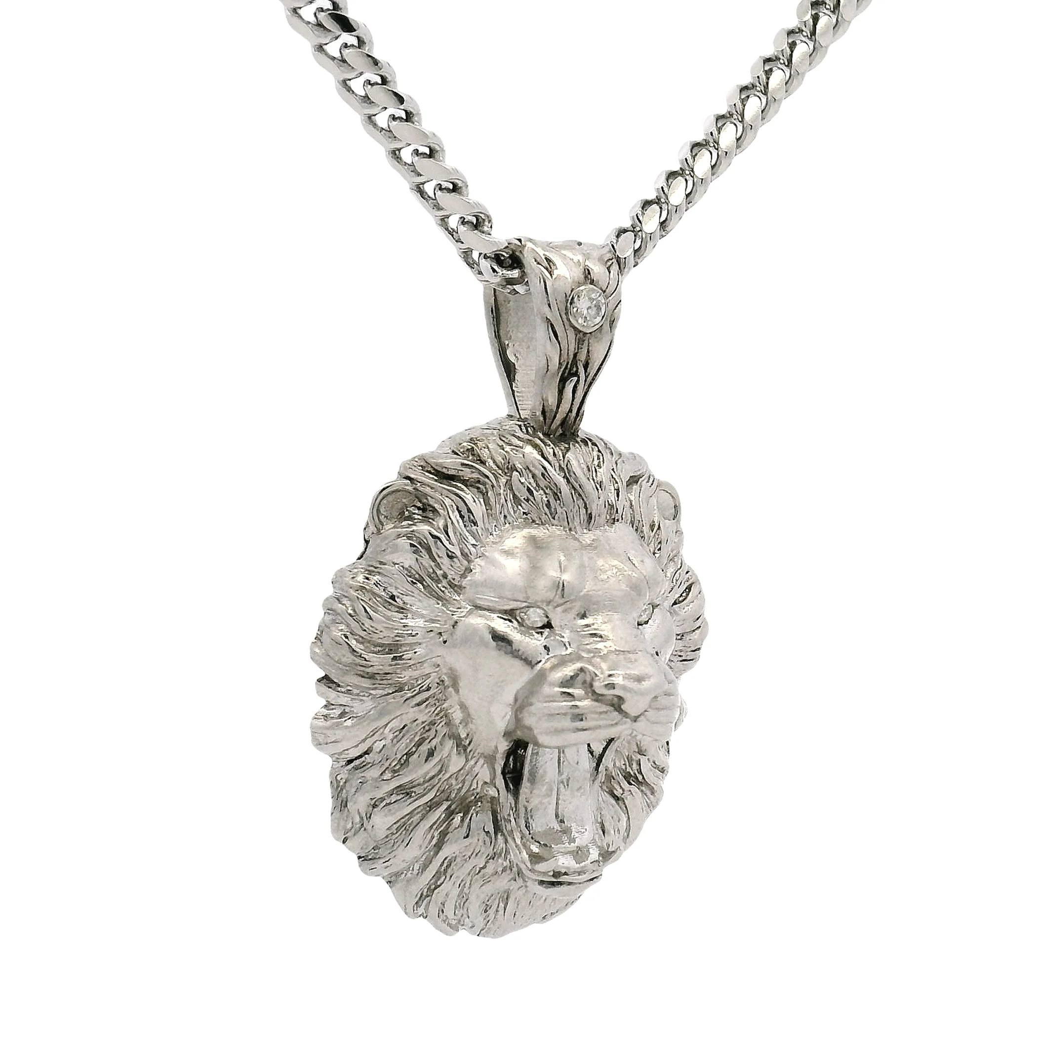 Limited Edition U.S. Government Silver Mini Lion Pendant Set 70965