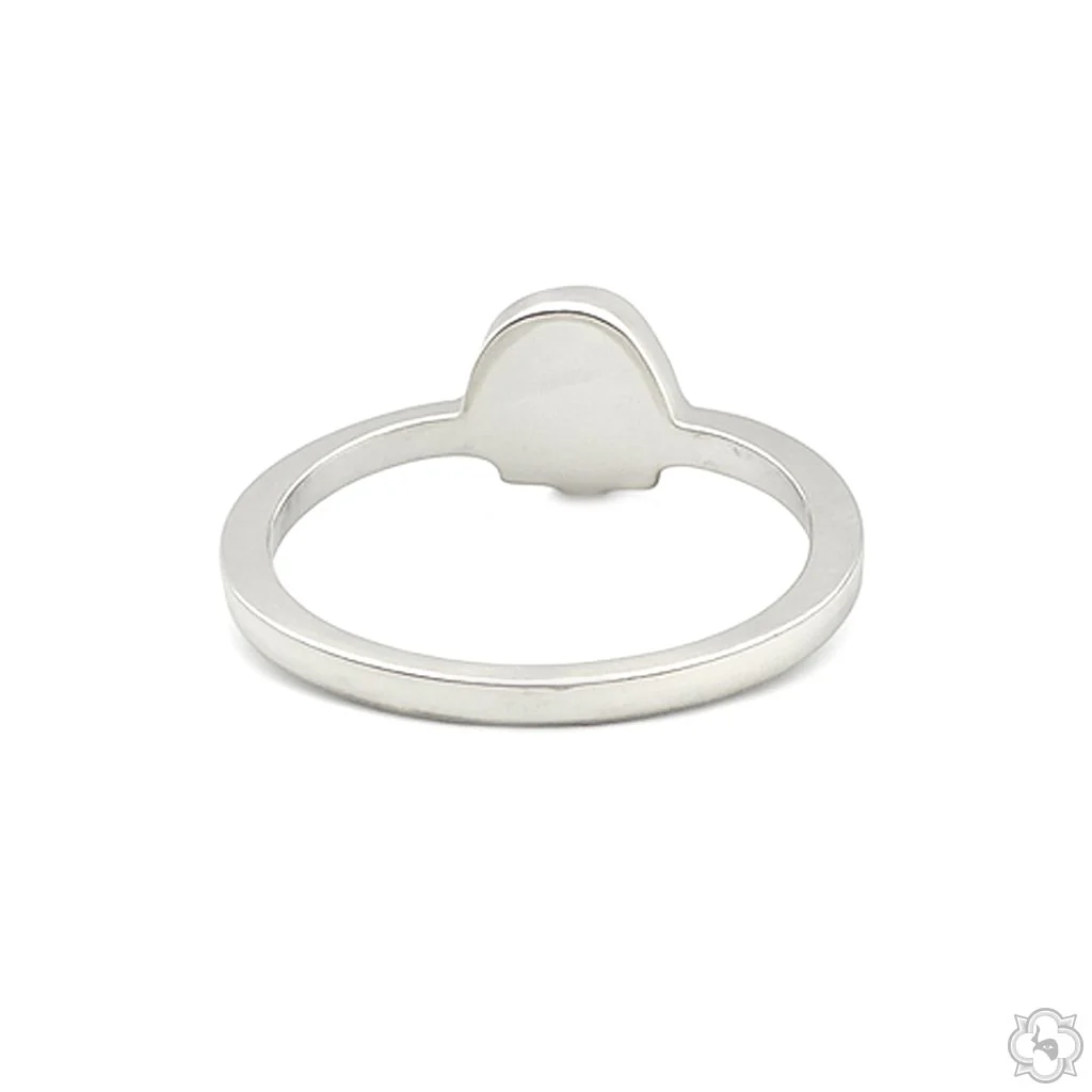 .925 Silver Diamond Skull Ring 70858