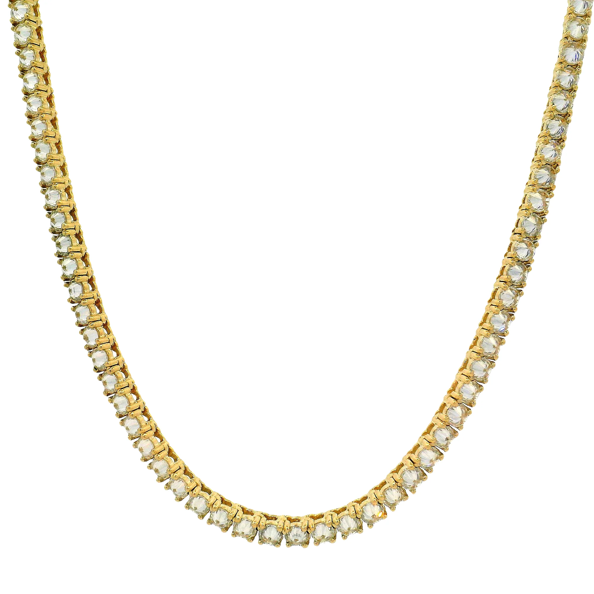 10  Pointer Upside Down Diamond Tennis Chain 70936