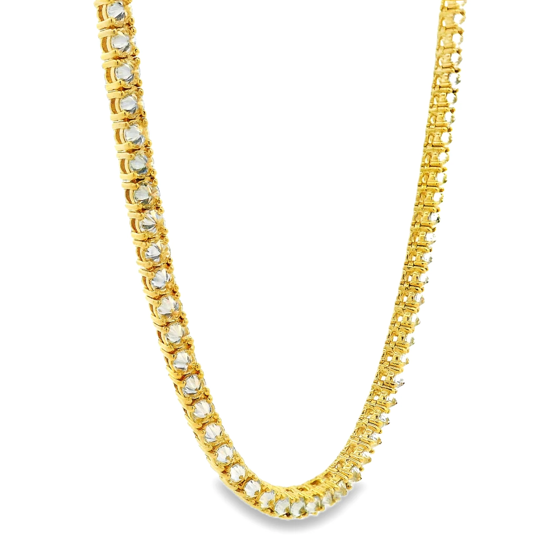 10 Pointer Upside Down Diamond Tennis Chain 70936