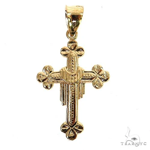 10K Gold Cross Crucifix 57089