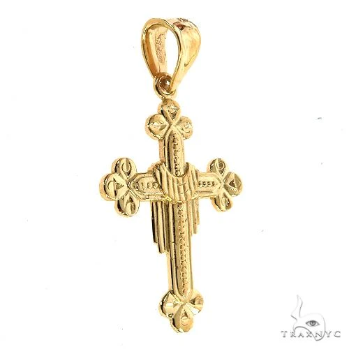 10K Gold Cross Crucifix 57089