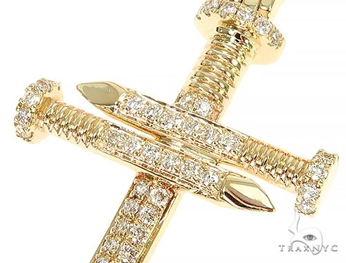 1514-14k-gold-diamond-nail-cross-65968-4.jpg 14K Gold Diamond Nail Cross 65968