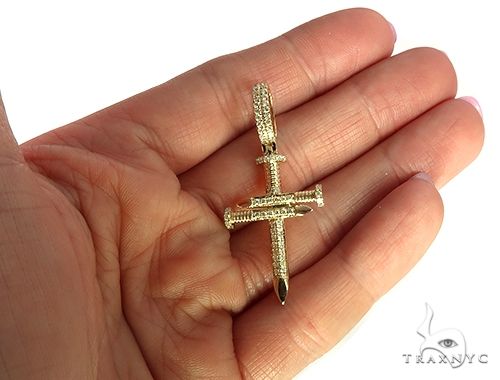 1514-14k-gold-diamond-nail-cross-65968-5.jpg 14K Gold Diamond Nail Cross 65968