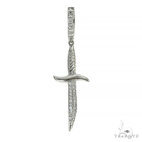 14K Gold Sword Single Earring 66522