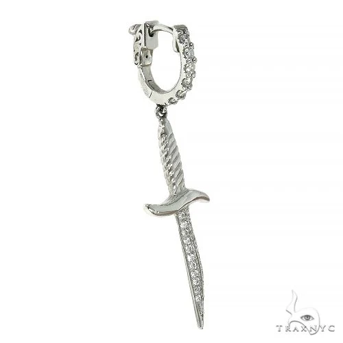 14K Gold Sword Single Earring 66522