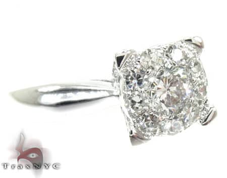 14K White Gold Diamond Ring 19823