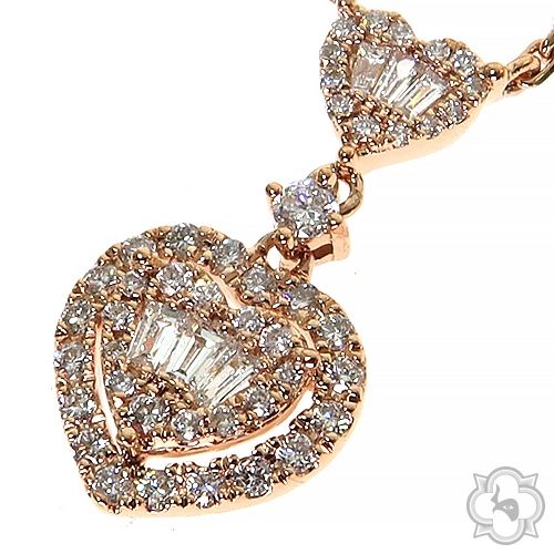 1768-18k-gold-heart-baguette-diamond-necklace-68504-4.jpg 18K Gold Heart Baguette Diamond Necklace 68504