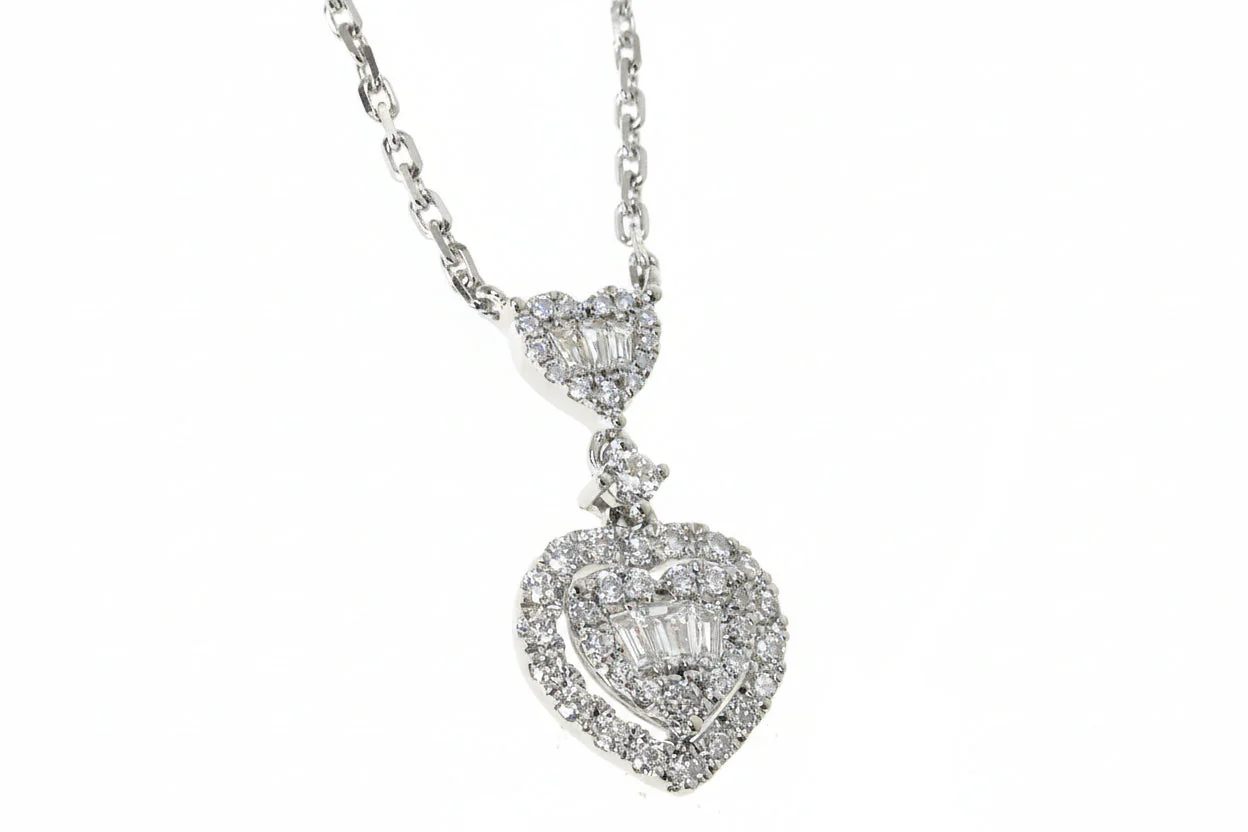 1768-18k-gold-heart-baguette-diamond-necklace-68504-6.webp 18K Gold Heart Baguette Diamond Necklace 68504
