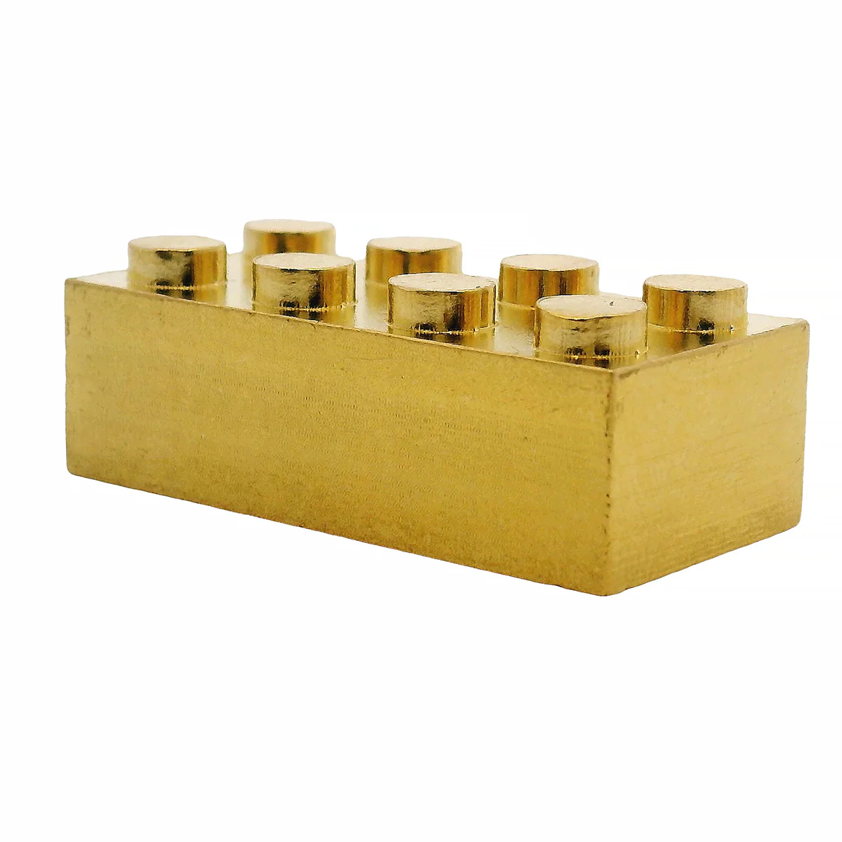 24K Gold Builder Block 8 Bit Rectangle 70906