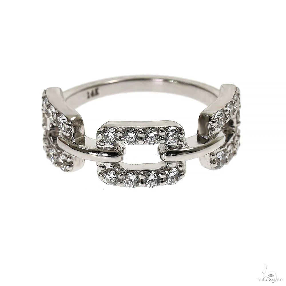 Anchor Link Diamond Ring(Lab)  70012