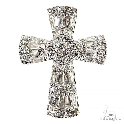 Baguette Diamond Cross 68631