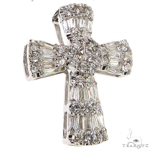 Baguette Diamond Cross 68631