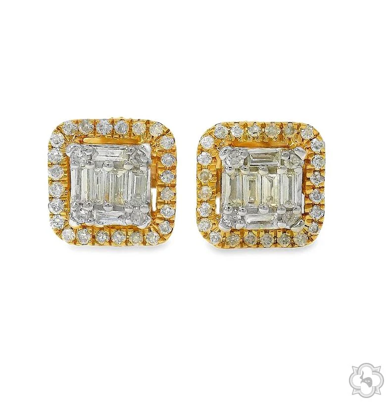 Baguette Diamond Earrings 70306
