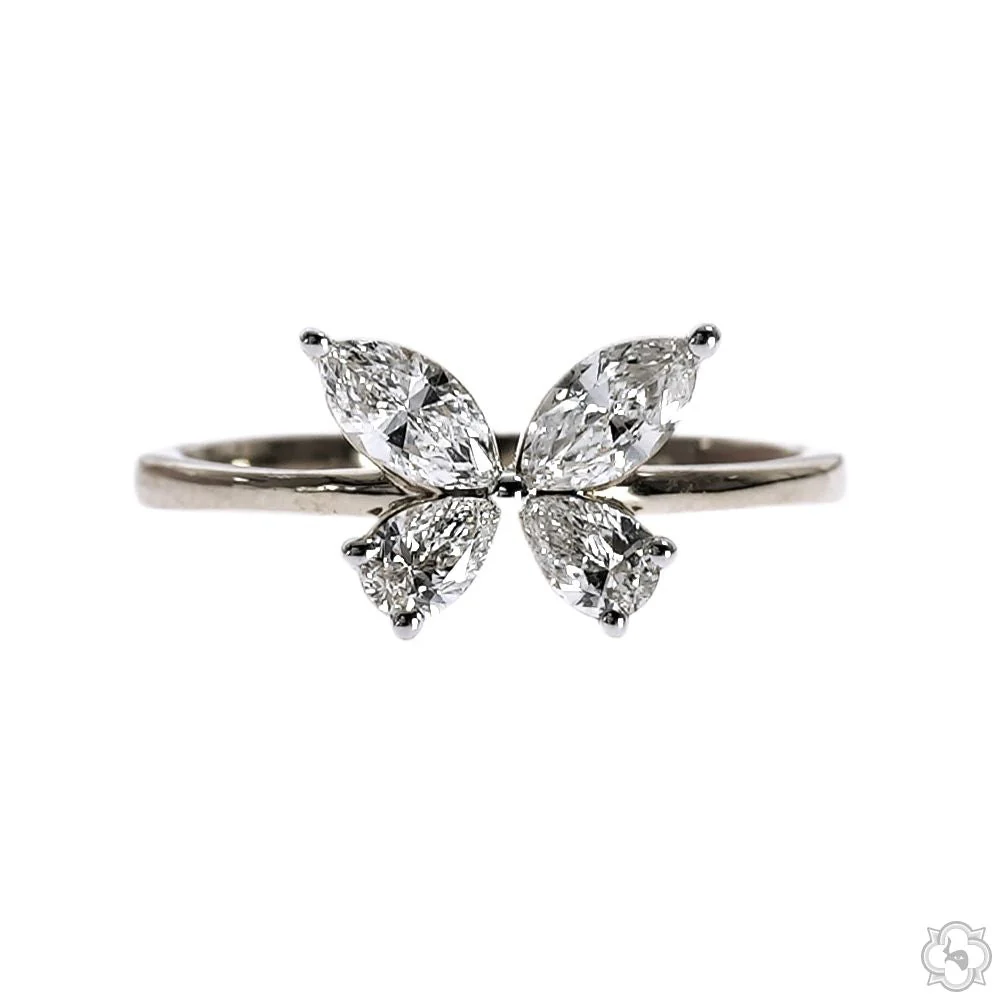 Butterfly Diamond Ring 70010