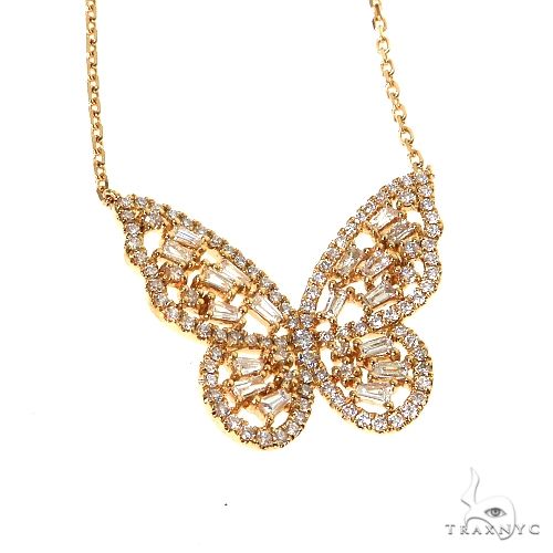 Diamond Butterfly Necklace 68507
