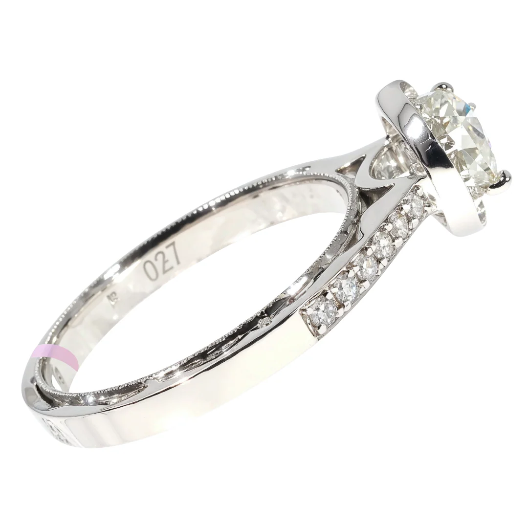 Diamond Halo Engagement Ring 64493