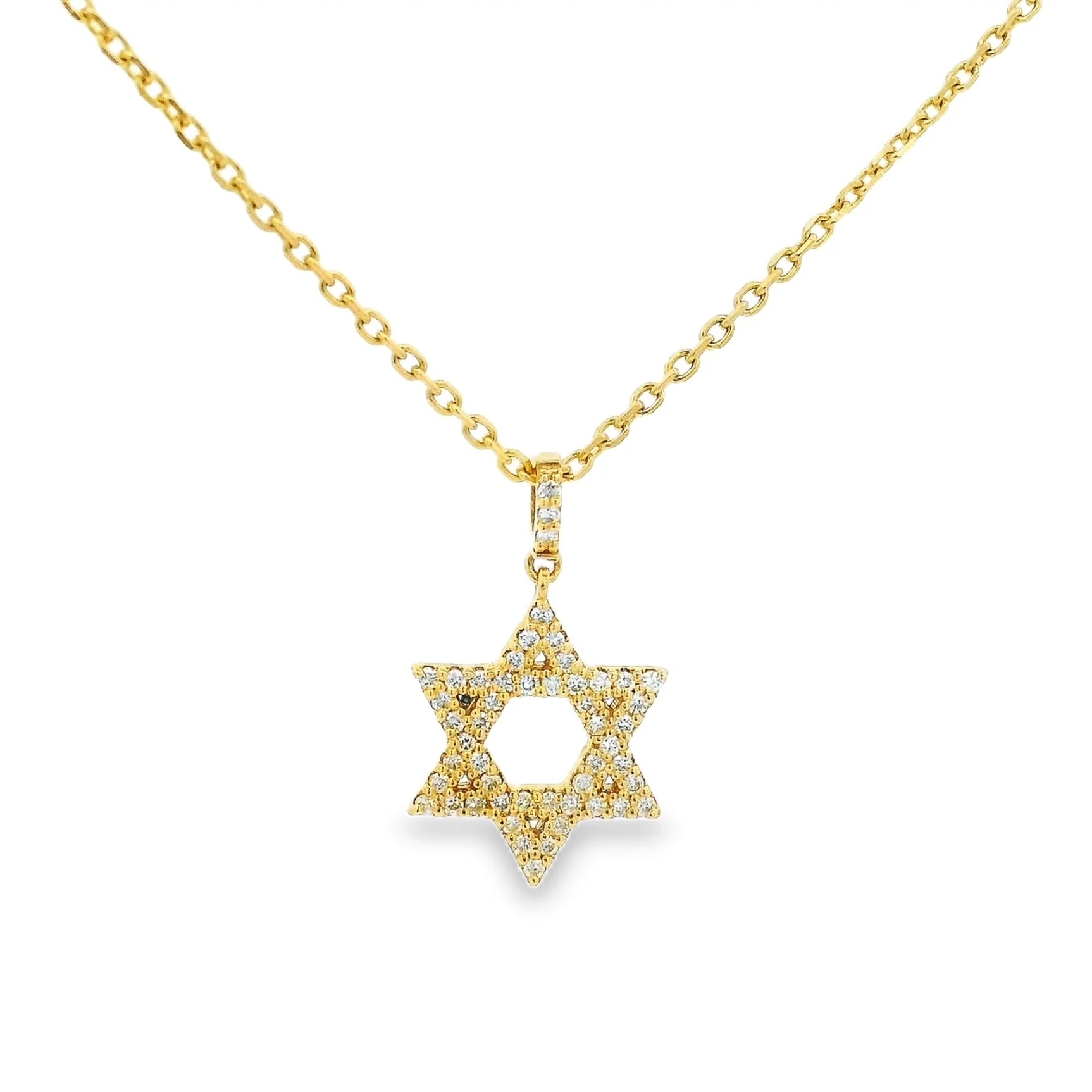 Diamond Star of David Necklace 70937