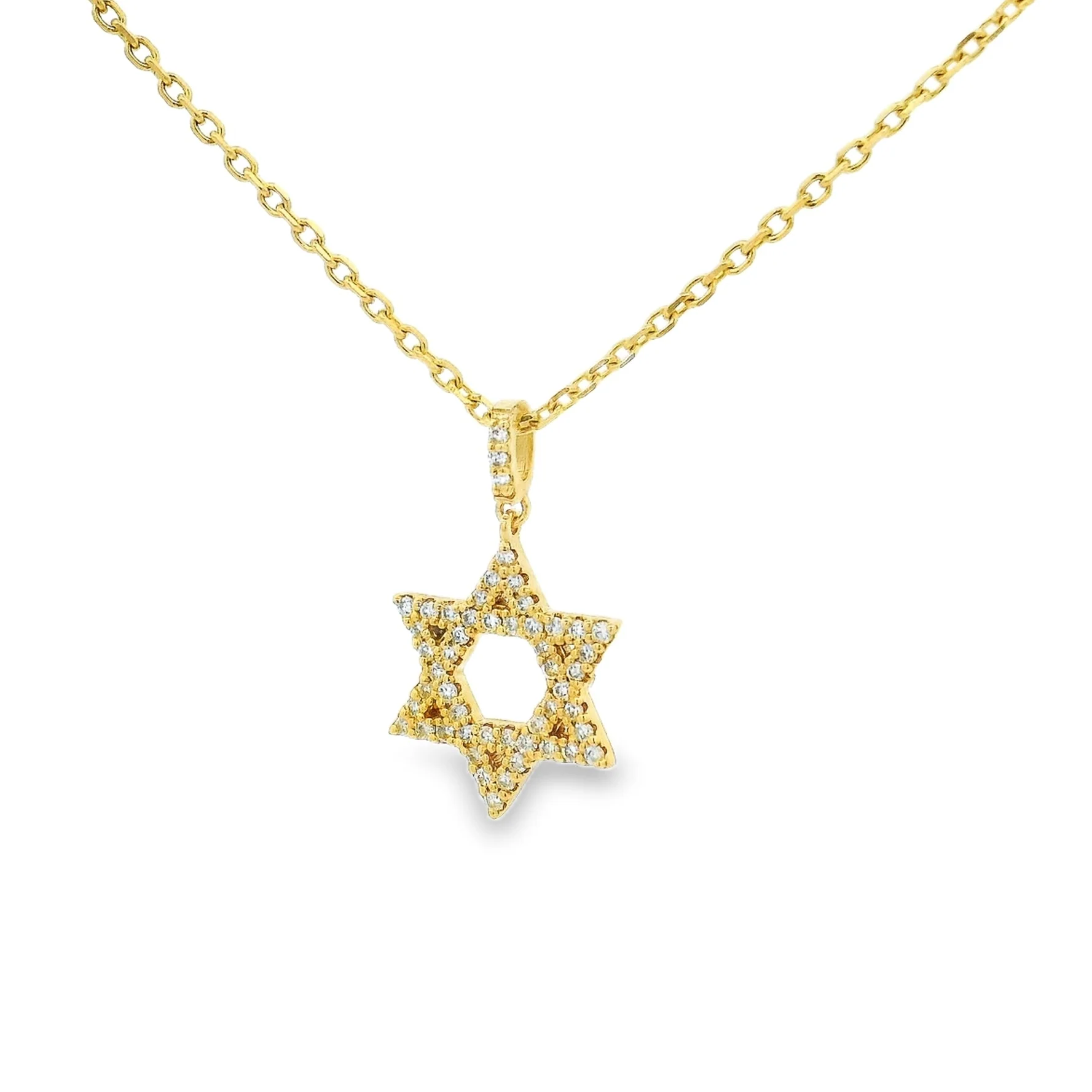 Diamond Star of David Necklace 70937