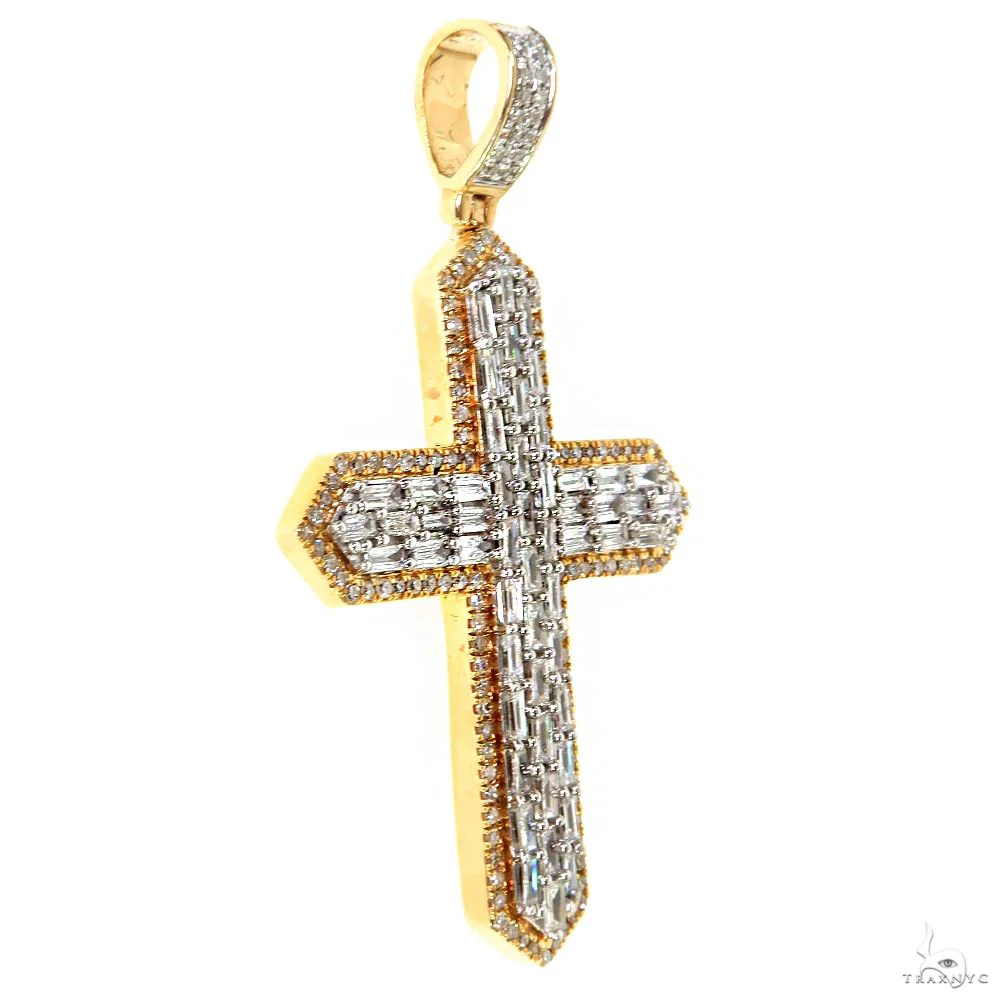 Baguette Diamond Cross Pendant 69955