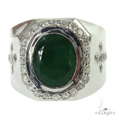 Emerald Path of Faith Ring .925 Silver 69626