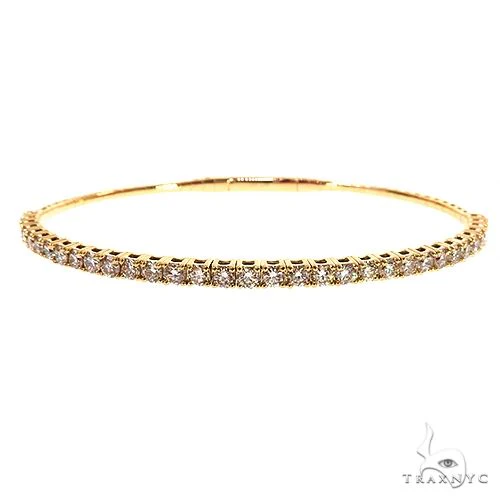 Flexible Diamond Bangle Bracelet 69834