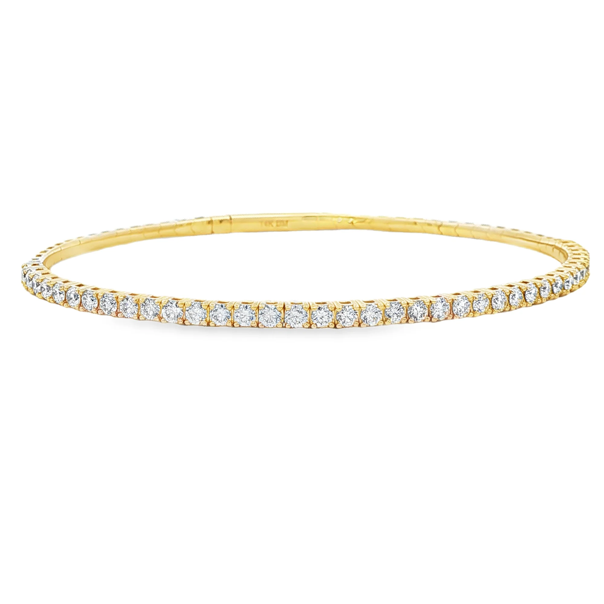 Flexible Diamond Bangle Bracelet 69835