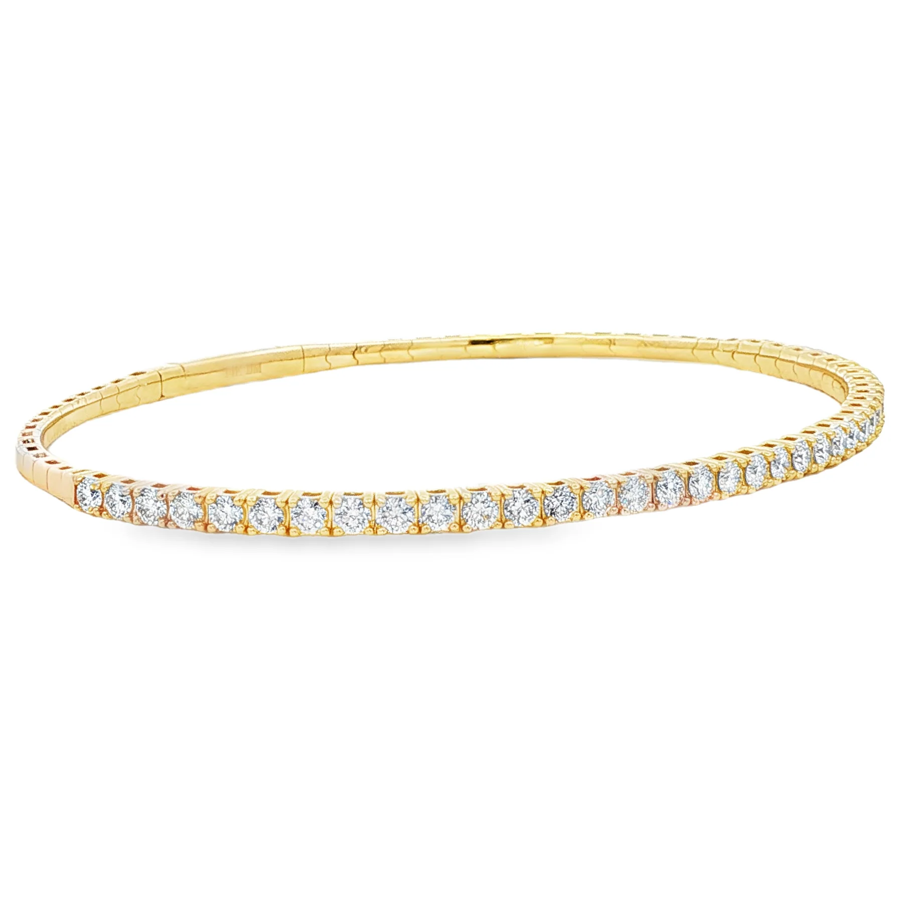 Flexible Diamond Bangle Bracelet 69835
