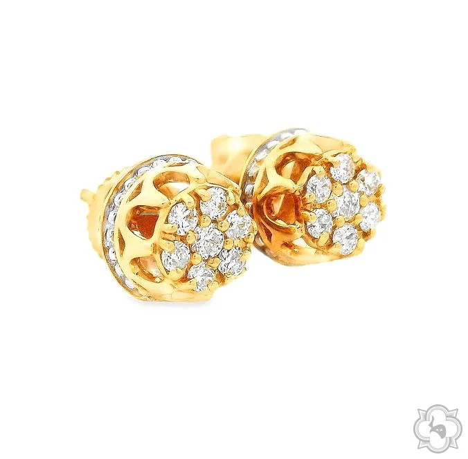 Flower Diamond Earrings 70307