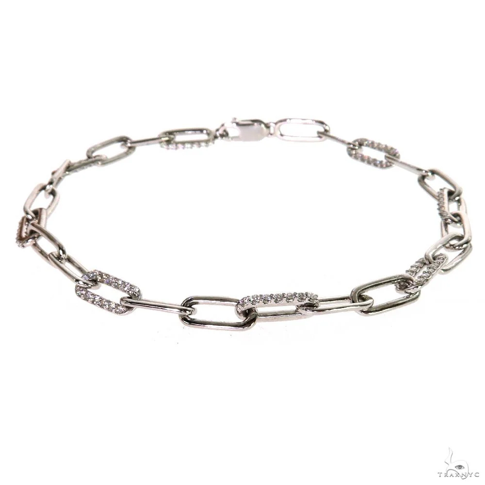 Paperclip Diamond Bracelet 69792