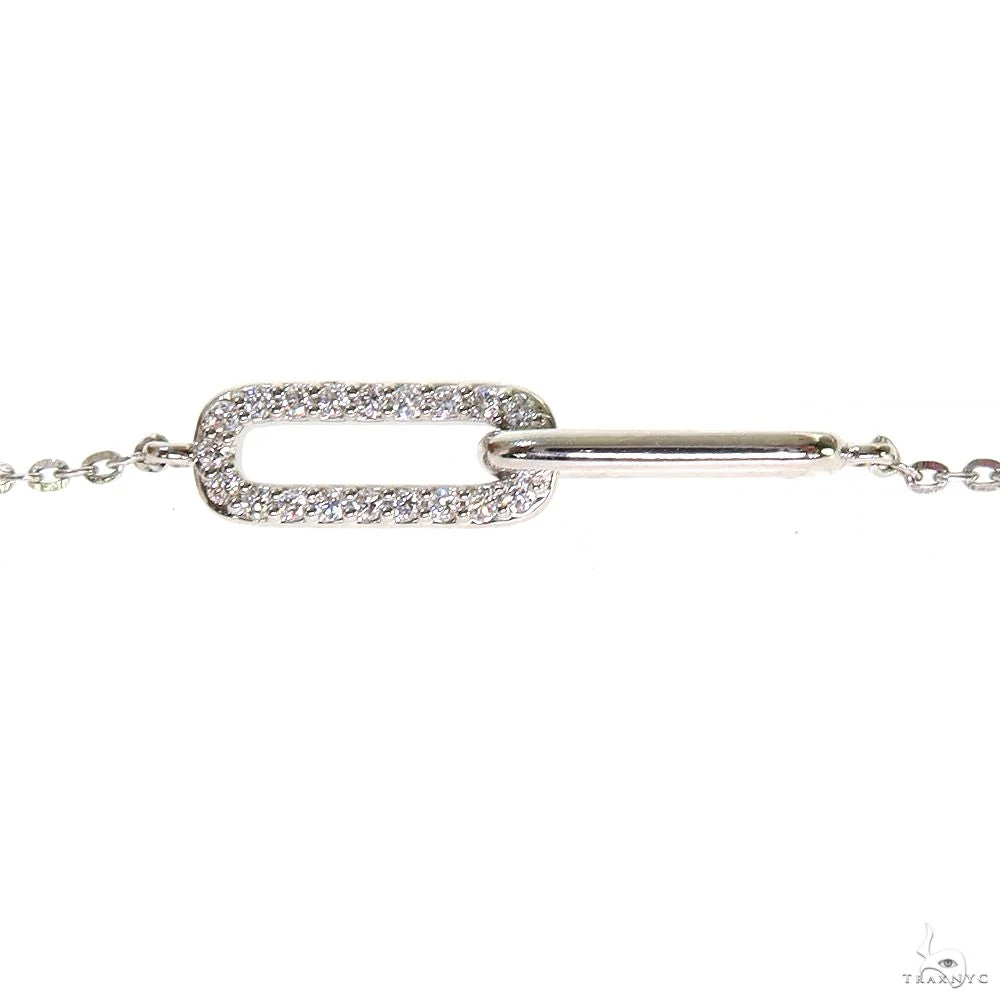 Paperclip Diamond Bracelet 69793