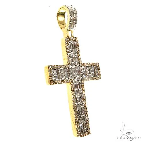 Baguette Diamond Cross Pendant 69954