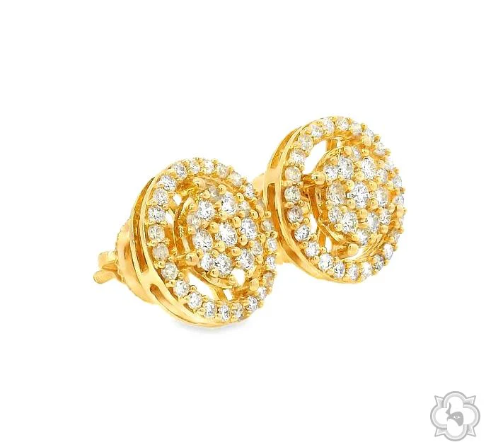 Round  Diamond  Earrings 70311