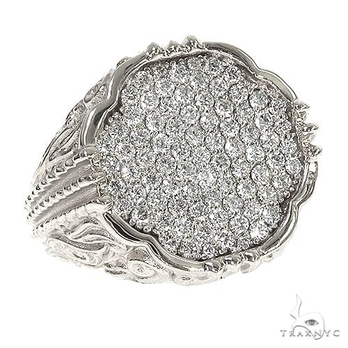 TraxNYC Silver Diamond Ring 66399